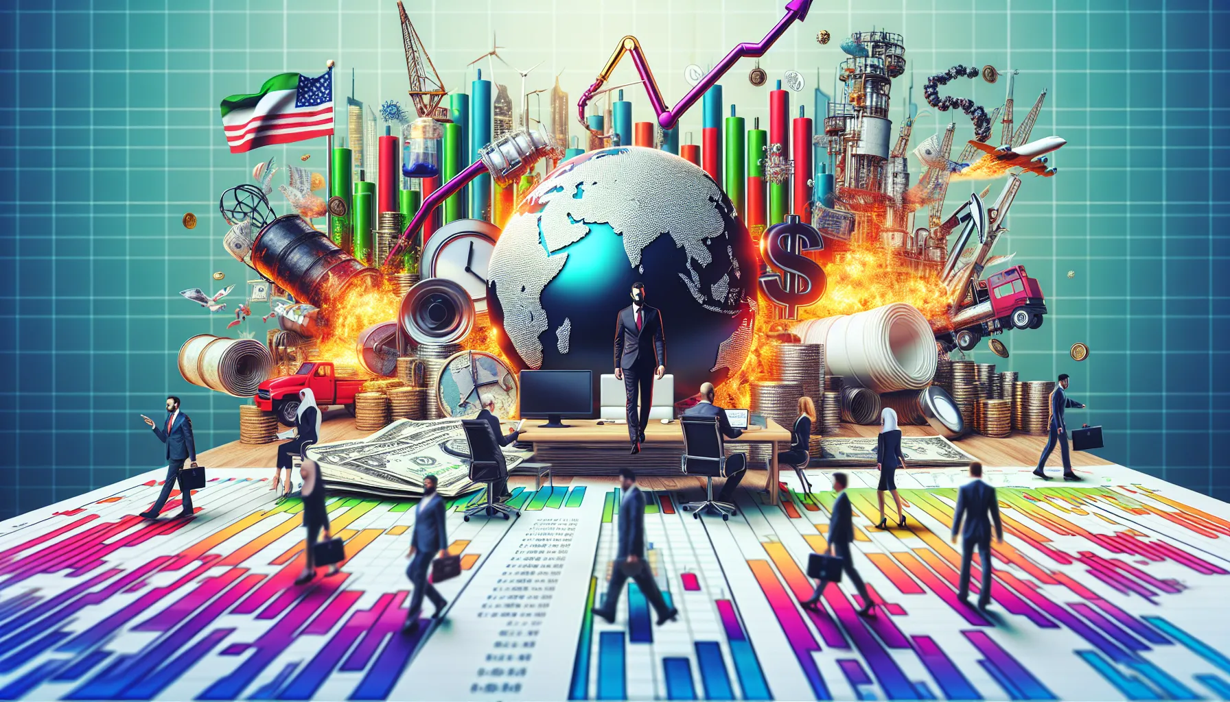 Ibovespa em queda: Tensão no Oriente Médio e alta do petróleo